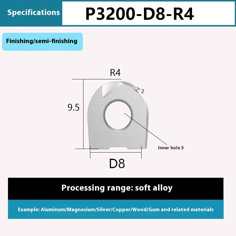 1149-South Lion Ball End Semicircular Inserts Finishing R4R5R6R8R10R12.5R15R16 20ZPFG/BNMP3202 Shandong Denso Pricision Tools Co.,Ltd.